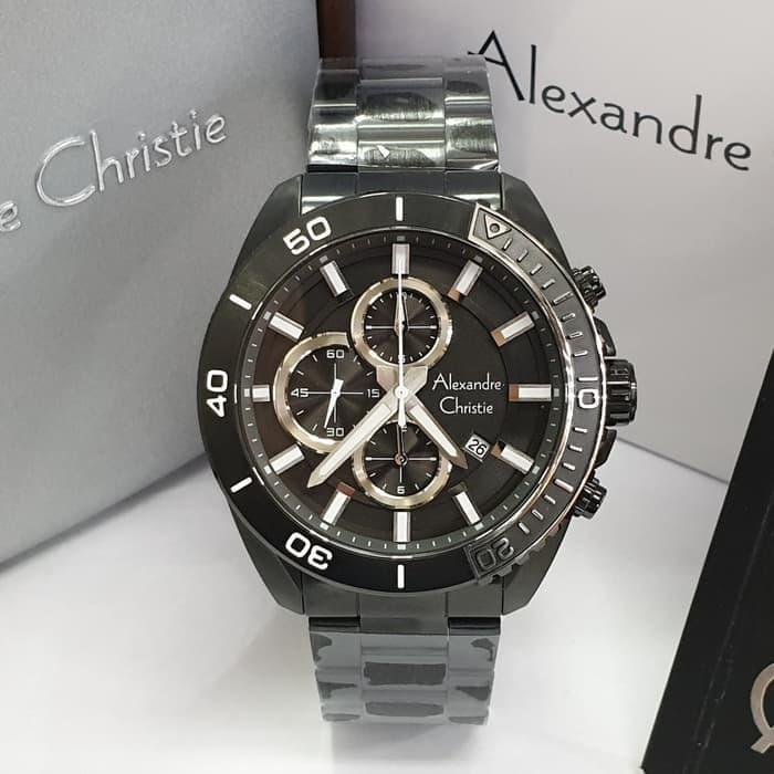 Alexandre Christie 6543MC / AC6543 FullBlack Original & Garansi