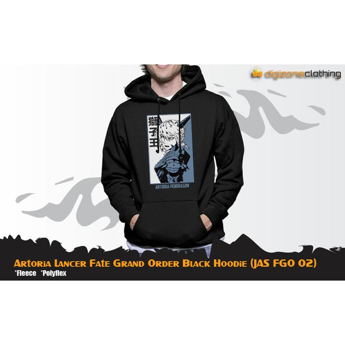 Jaket Anime Game Fate Grand Order Lancer Black Hoodie JAS FGO 02