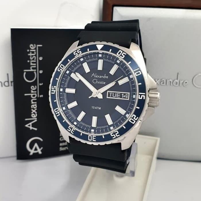 Alexandre Christie 6541ME / AC6541 Silver Blue Original & Garansi