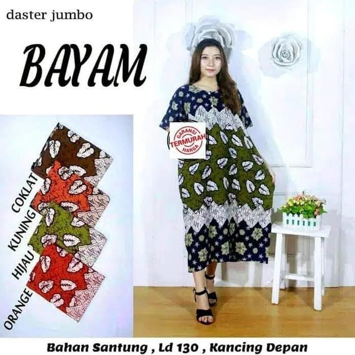 Daster jumbo batik bayam