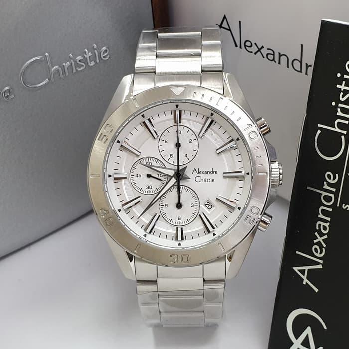 Alexandre Christie 6525MC / AC6525 Silver Original & Garansi