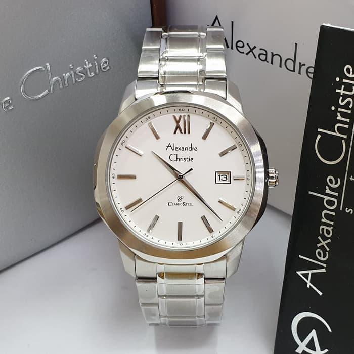 Alexandre Christie 8619MD / AC8619 Silver Original & Garansi