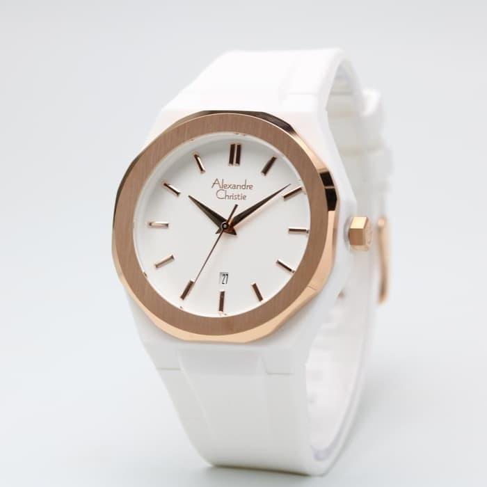 Alexandre Christie 8613MD / AC8613 Rosegold White Original & Garansi