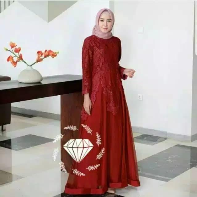 MAXY RABBANI - JILBAB FULL BRUKAT GAMIS BRUKAT FASHIONMUSLIM