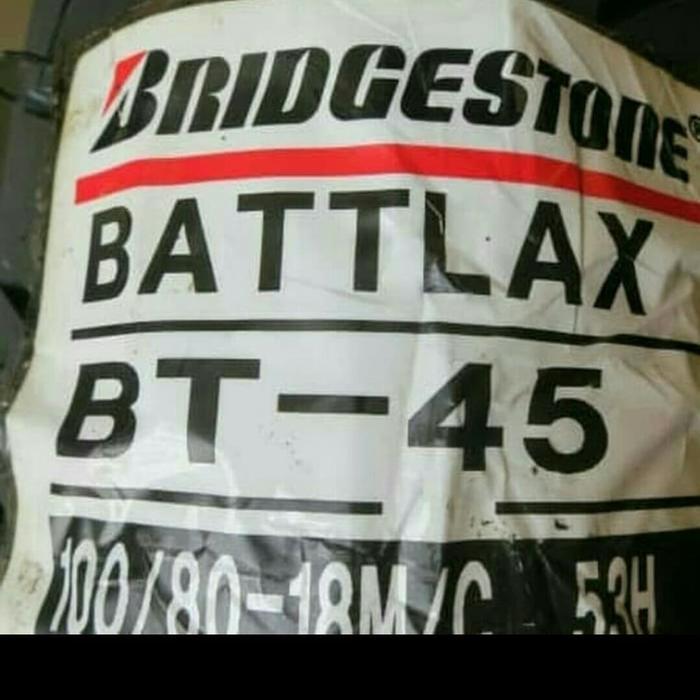 BAN LUAR BATTLAX BRIDGESTONE BT45 UKURAN 100 -80 RING 18