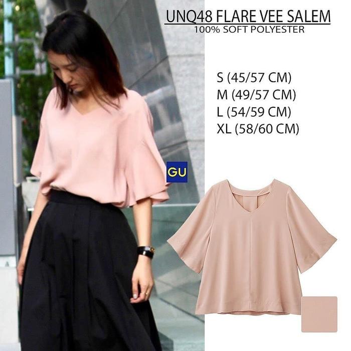 GU by Uniqlo unq48 flareve blouse salem ORIGINAL FASHION BRANDED