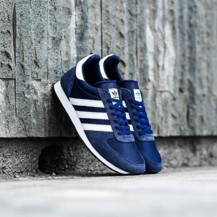ADIDAS ZX RACER NAVY WHITE