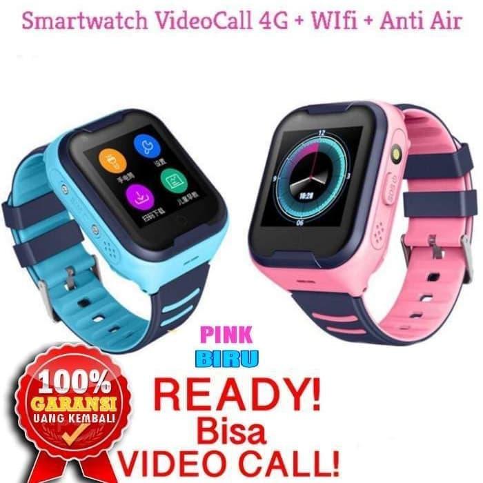 JAM TANGAN HP Anak ASLI Bisa VIDEO CALL 4G WIFI TAHAN AIR GPS TERMURAH