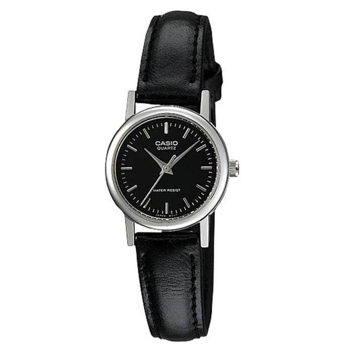 JAM TANGAN PRIA CASIO ORIGINAL ANALOG HITAM KULIT MTP-1095E-1A CASIO MTP 1095E 1A CASIO MTP1095