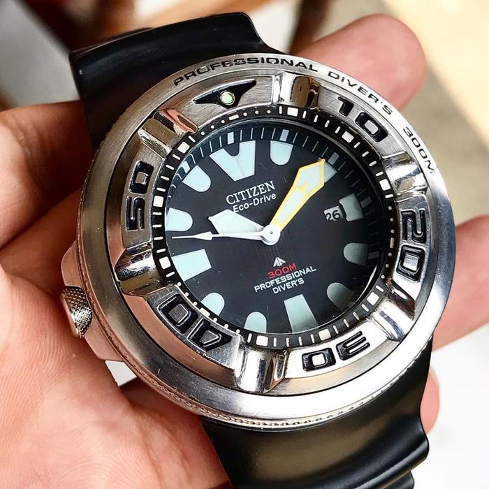 jam tangan original CITIZEN ECOZILLA ECODRIVE 300M DIVER