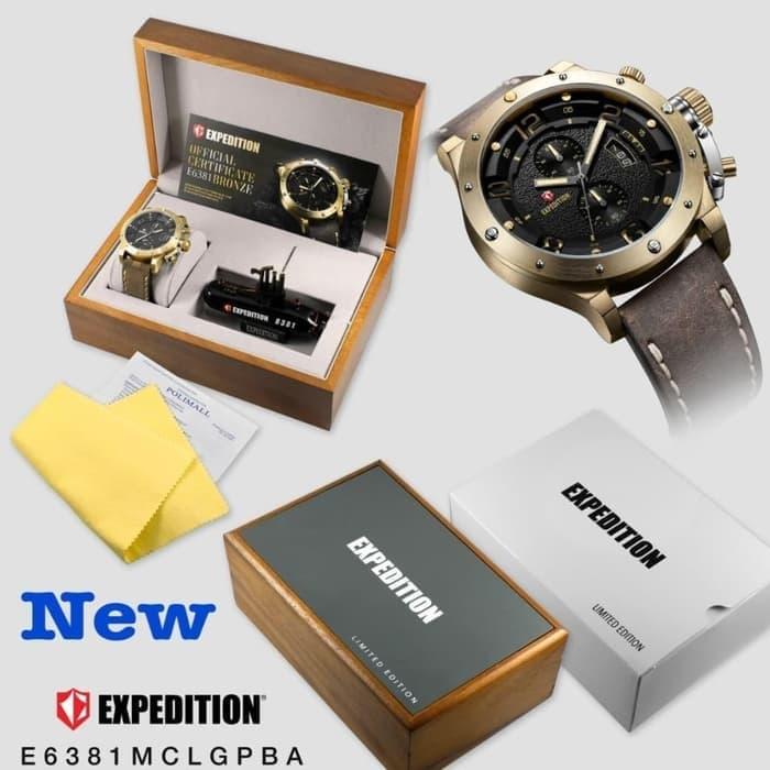 EXPEDITION E6381 / 6381 - JAM TANGAN PRIA ORIGINAL STRAP LEATHER - LIMITED EDITION