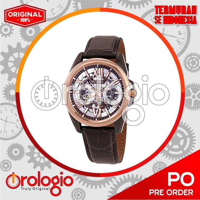 Jam Tangan Bulova Classic Automatic Skeleton Dial Men's Watch - Ori & Termurah