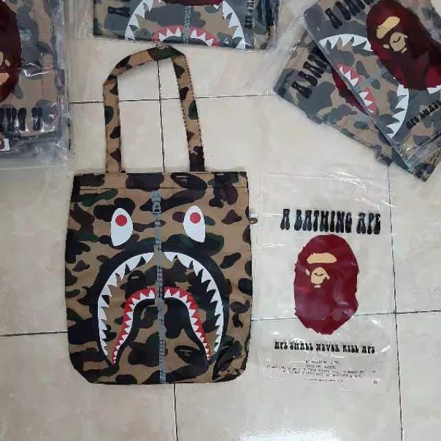 TOTEBAG BAPE Appendix Ss19 Brand New w plastic 100% ORIGINAL authentic
