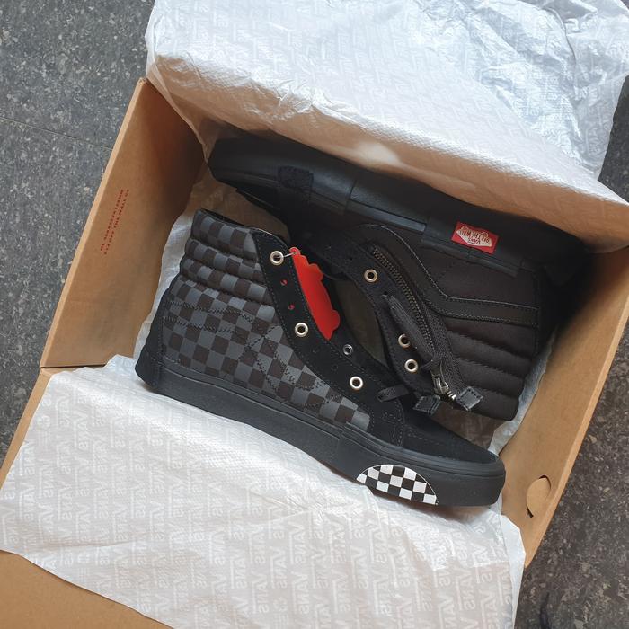 VANS SK8HI CUT N PASTE FULL BLACK ORIGINAL BNIB