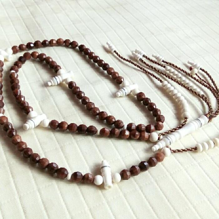 TASBIH TIJANI KAOKA MODEL DIAMON KOMBINASI TULANG