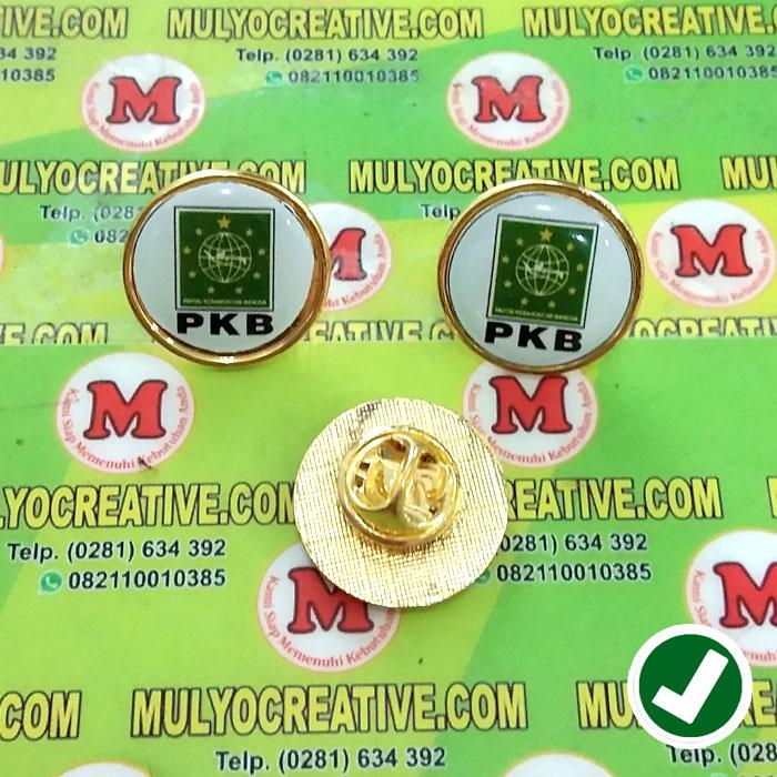 Lencana Pin Logo Partai PKB - Pin Model Bulat 2Cm Logo Partai PKB