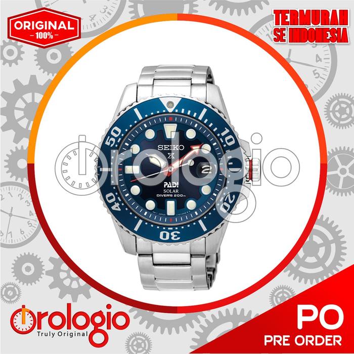 Jam Tangan Authentic Seiko Padi Prospex Solar Diver's 200M Watch SNE435
