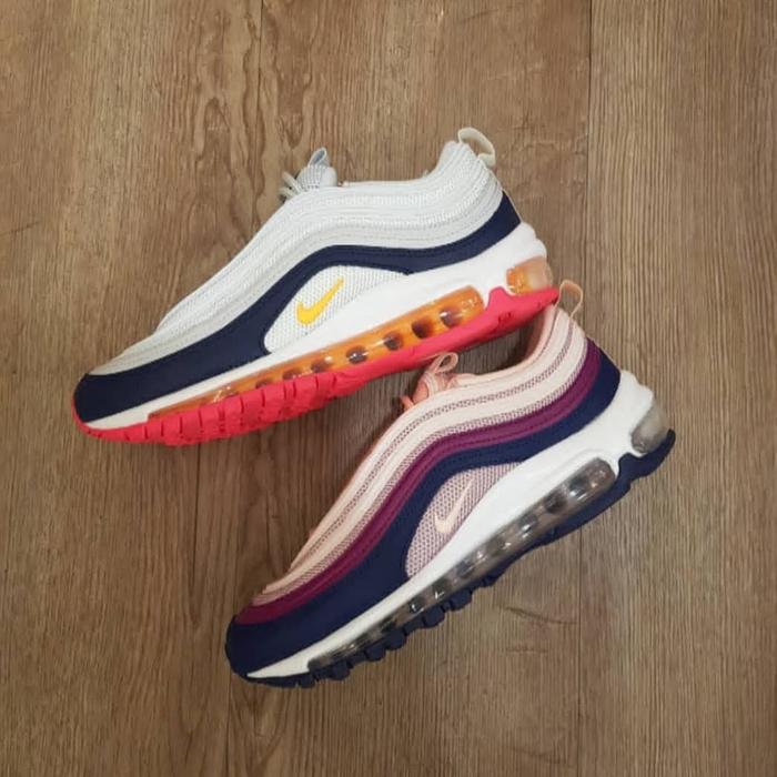 Nike AirMax 97 Woman Pink White Navy Maroon NEW! 100% ORIGINAL air max