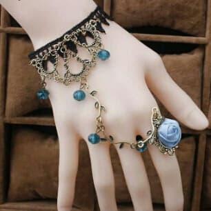 Gelang Cincin India Gelang Cincin Pernikahan India Biru