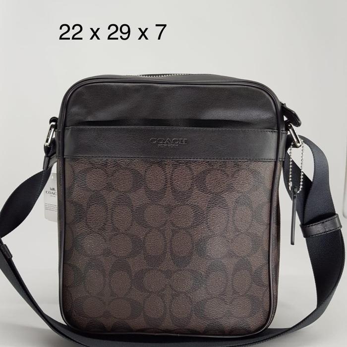 Tas Pria Original COACH Flight Bag Messenger Authentic