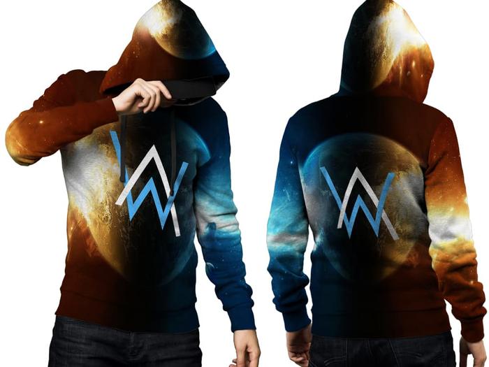 Jaket Hoodie PriaALAN WALKER 3D Printed Sublimation PullOver Art 1