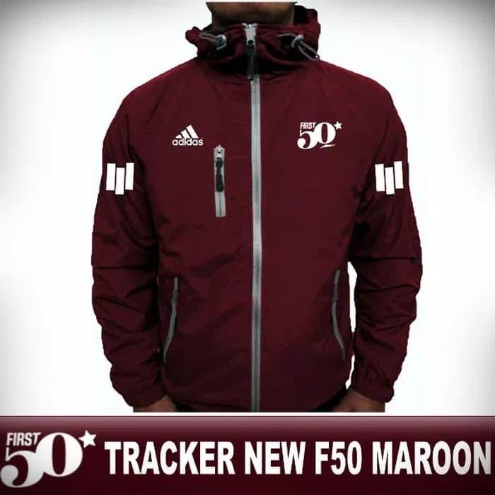 jaket taslan tracker adidas waterproof ready 4 warna