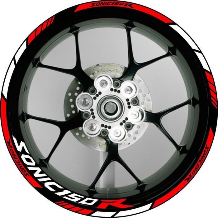 stiker velg Honda Sonic 150R ring 17