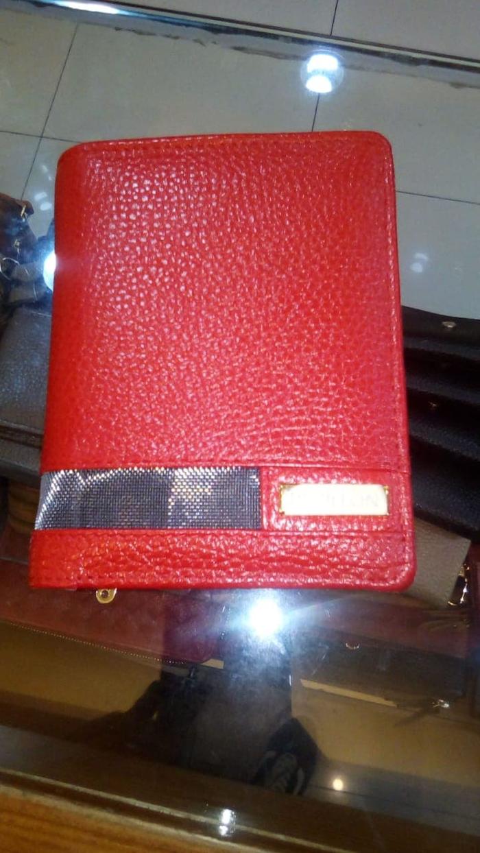Dompet Kulit Papillon Original D873 Merah Cowok Pria