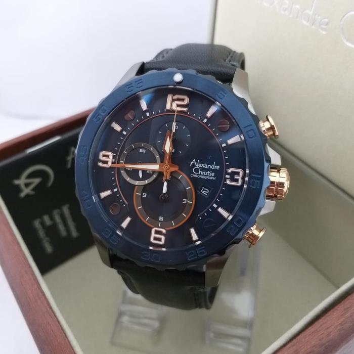 Jam Alexandre Christie AC 6505 MC Black Silver Blue