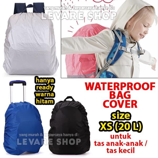 Rain Bag Cover - Sarung Jas Hujan Pelindung Tas Kecil / Anak-Anak - XS