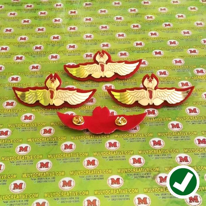 Lencana Wing Tapak Merah Pramuka - Wing Tapak Tilas Merah