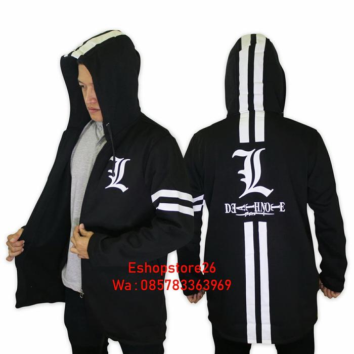 Jubah Death Note - Jaket Death Note - Jubah Hoodie Death Note