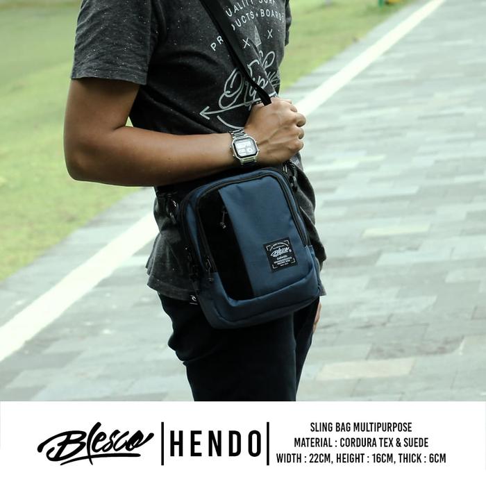 Tas Pria Toolkit / Hendo Navy / Tas Selempang Mini P3K Medical
