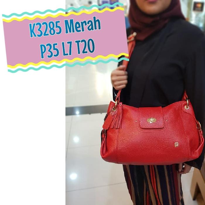 Tas Kulit Papillon Original K3285 Merah