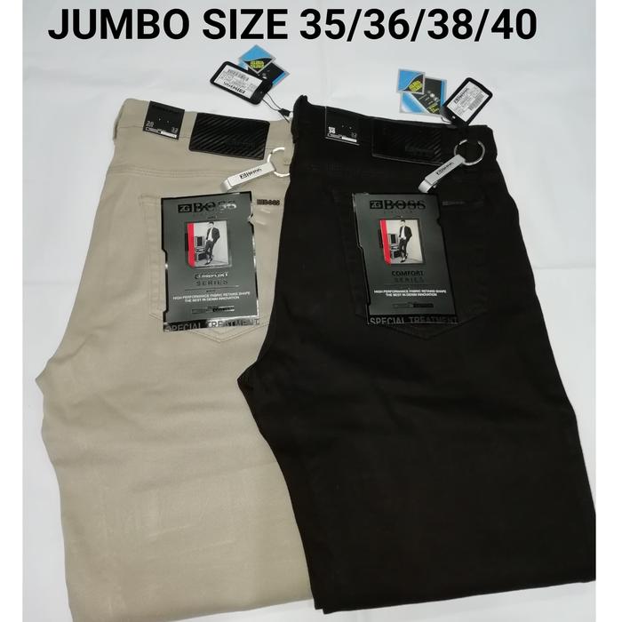 Celana Jeans Merek ZG BOSS original reguler strecth/melar Size 35-40