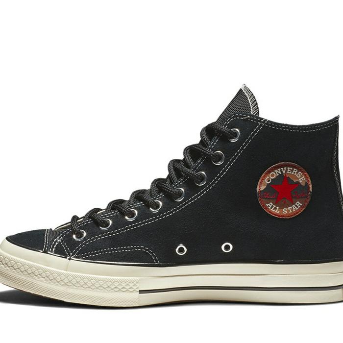 CONVERSE CT AS 70S HI LEATHER BLACK SUEDE