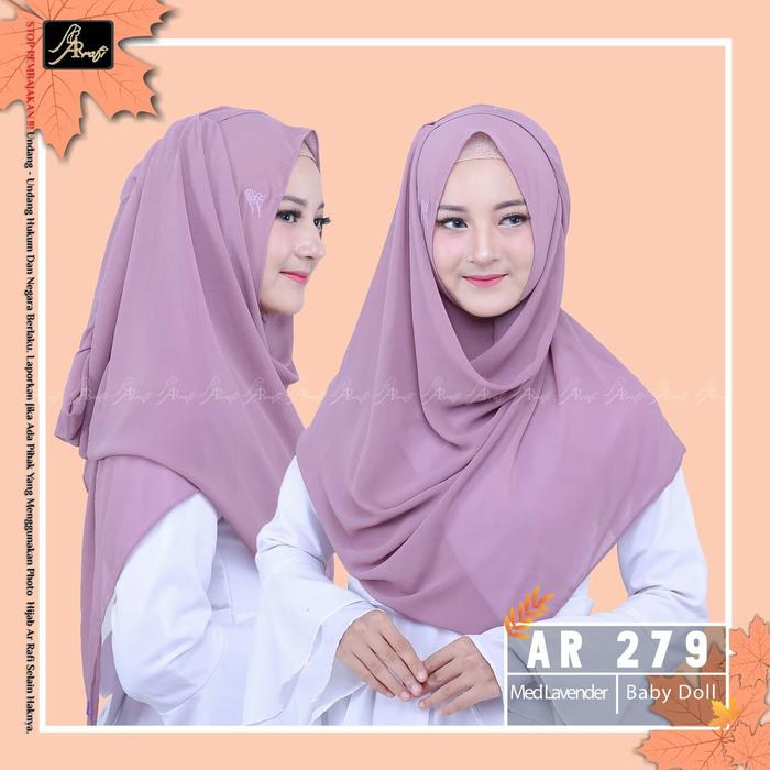 AR 279 Ar Rafi Hijab Pashmina Instant Pastan