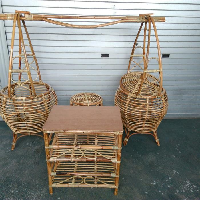 Pikulan Dawet Rotan Kulit