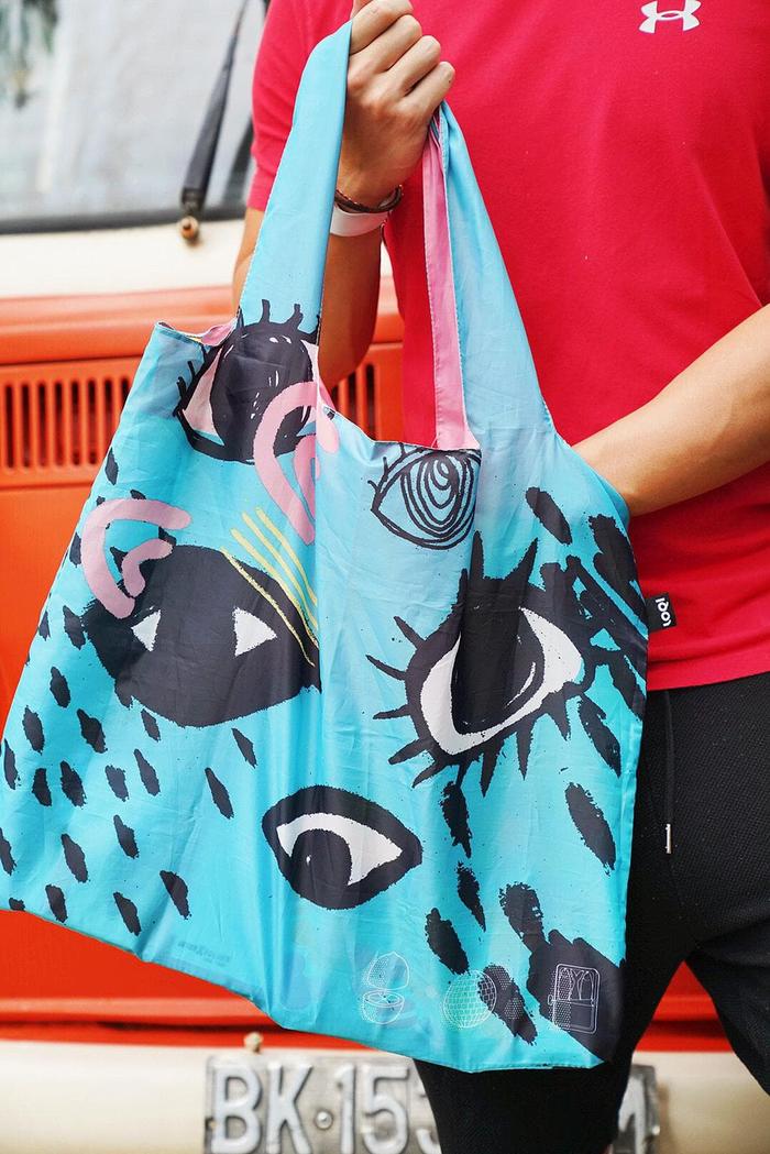LEMONDISCOFISH x LOQI Reusable Bag (Eyes)
