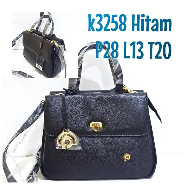 Tas Kulit Papillon Original K3258 Hitam