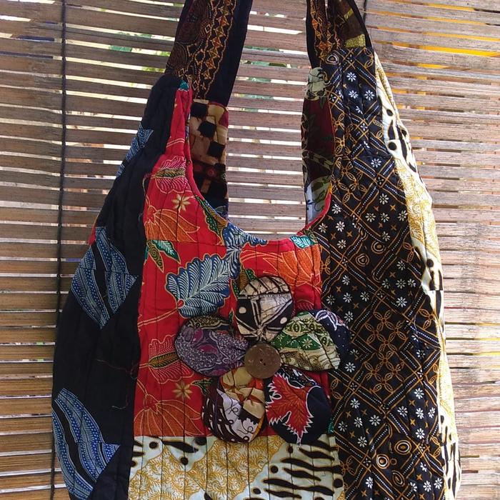 Tas Kain Perca Motif Campur Batik Harga Grosir