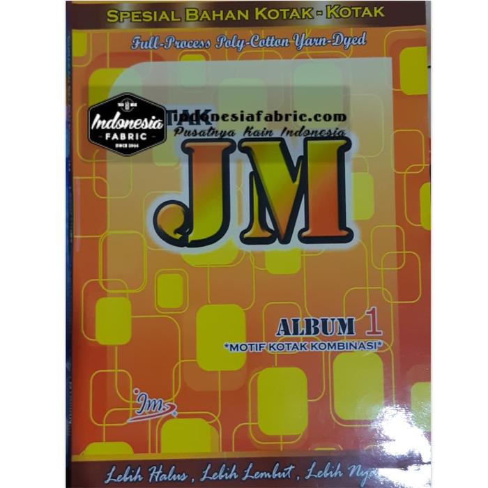 Toko kain grosir Kain Seragam Bahan seragam motif kotak-kotak JM