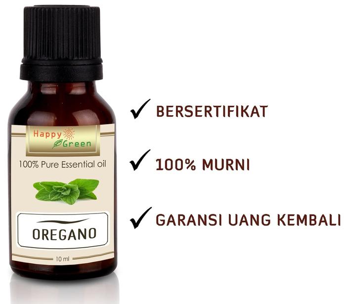 Happy Green Oregano Essential Oil (10 ml Minyak Essensial Oil Oregano