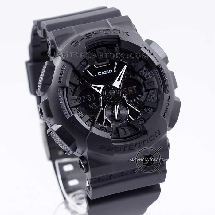 G Shock GA-120BB-1A Full Black The Dark Knight GShock GA120 Ori BM