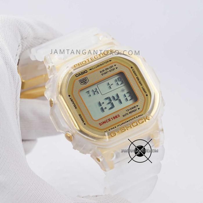 Jam G-Shock DW-5635C-7 Putih Gold Jelly DW-5035E DW5600 DW5035E ORI BM