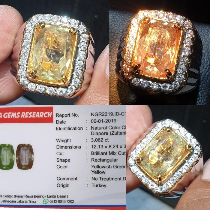Batu Color Change Diaspore Zultanite Turkey Memo 3.062 rt