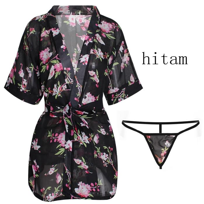 baju tidur kimono lingerie piyama bikini g string A187-2
