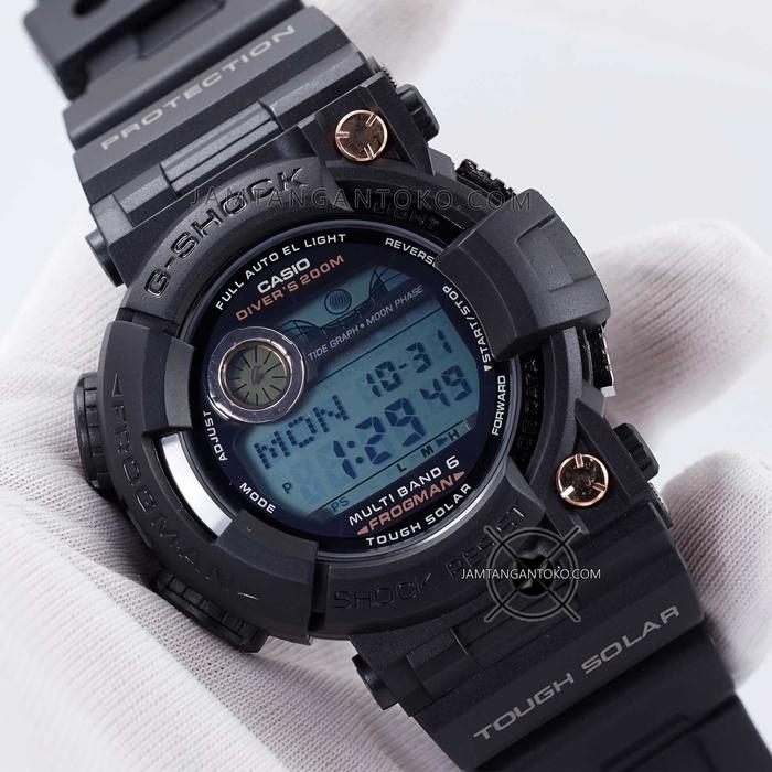 Jam Tangan CASIO G Shock FROGMAN GWF-1000B-1 Black GSHOCK Ori BM