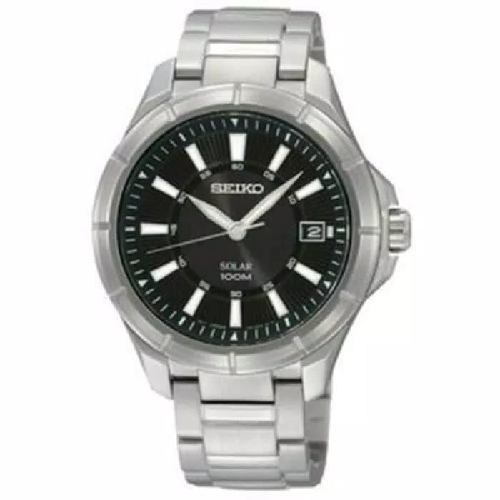 Jam Tangan Pria 100% Seiko Solar Original SNE081P1 Bergaransi Resmi