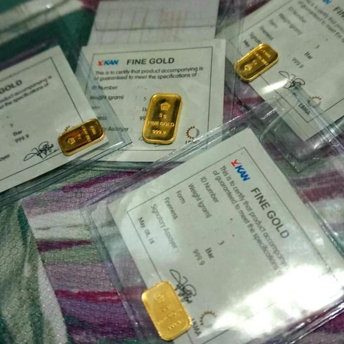 Emas 5 Gram Batangan Pt. Antam